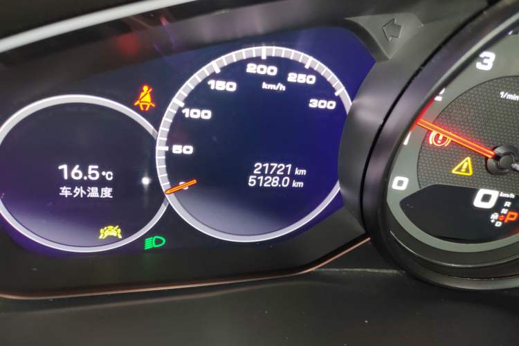 Used Porsche Cayenne 2022 Cayenne S 2.9T Platinum Edition Odometer Close Up
