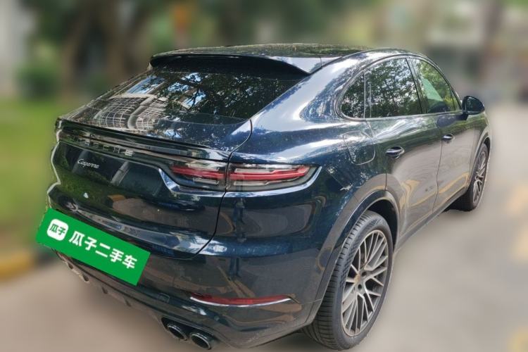Used Porsche Cayenne 2022 Cayenne Coupé 3.0T Platinum Edition Rear Right 45 Deg