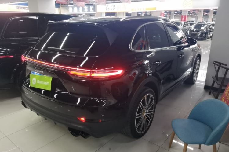 Used Porsche Cayenne 2022 3.0T US Spec Rear Right 45 Deg