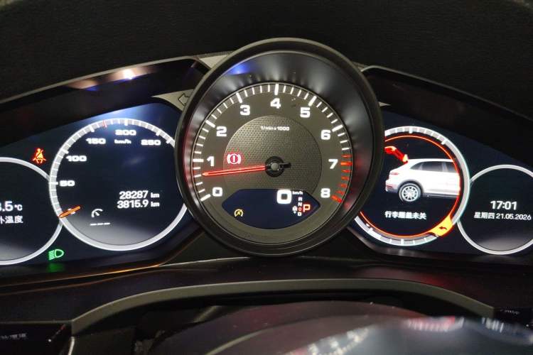 Used Porsche Cayenne 2022 Cayenne 3.0T Platinum Edition Instrument Cluster
