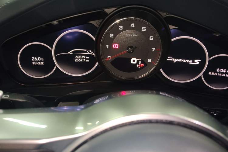 Used Porsche Cayenne 2022 Cayenne S 2.9T Platinum Edition Instrument Cluster