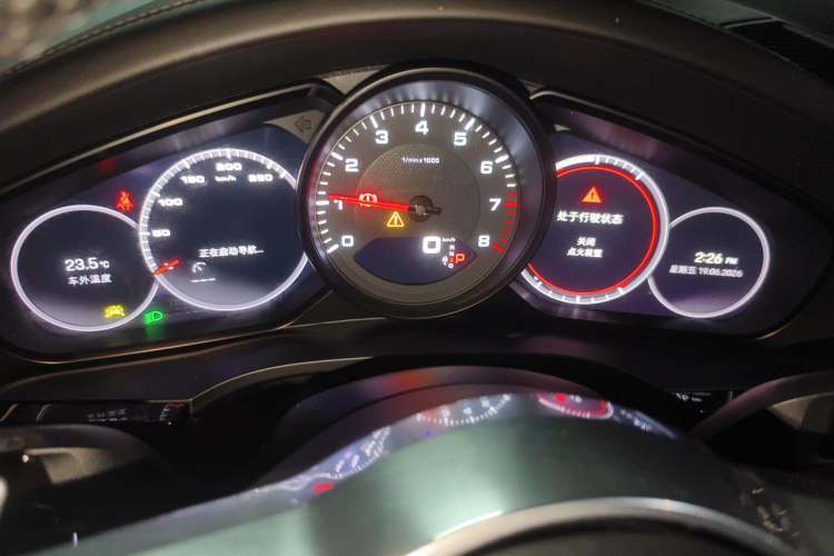 Used Porsche Cayenne 2022 Cayenne 3.0T Platinum Edition Instrument Cluster