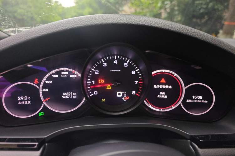 Used Porsche Cayenne 2022 Cayenne 3.0T Platinum Edition Instrument Cluster