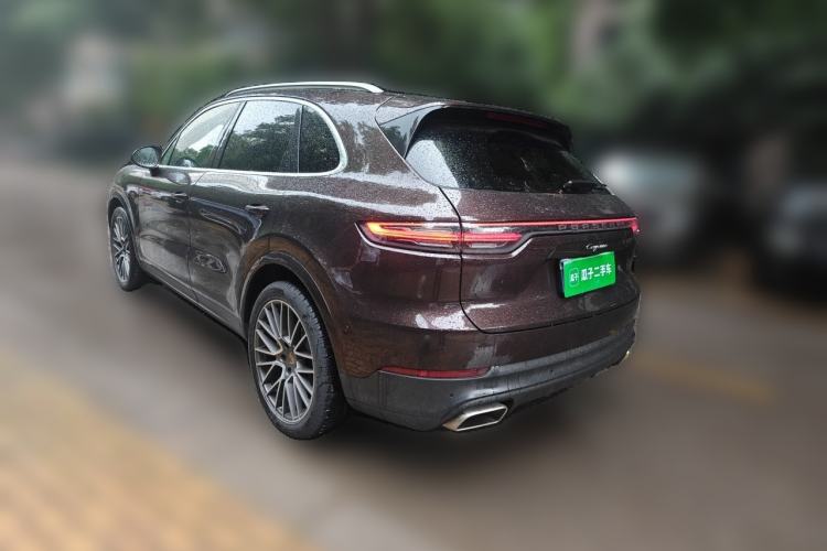 Used Porsche Cayenne 2022 Cayenne 3.0T Platinum Edition Rear Left 45 Deg