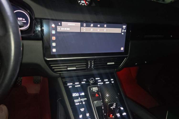 Used Porsche Cayenne 2022 Cayenne 3.0T Platinum Edition Audio And AC Panel