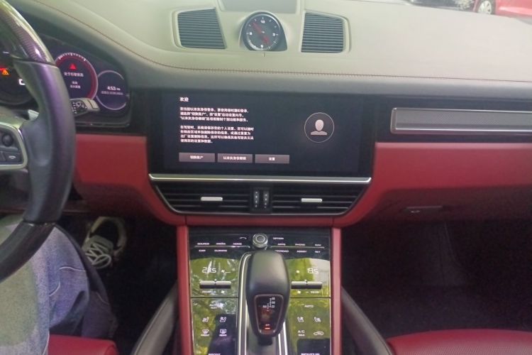 Used Porsche Cayenne 2023 Cayenne 3.0T Platinum Edition Audio And AC Panel