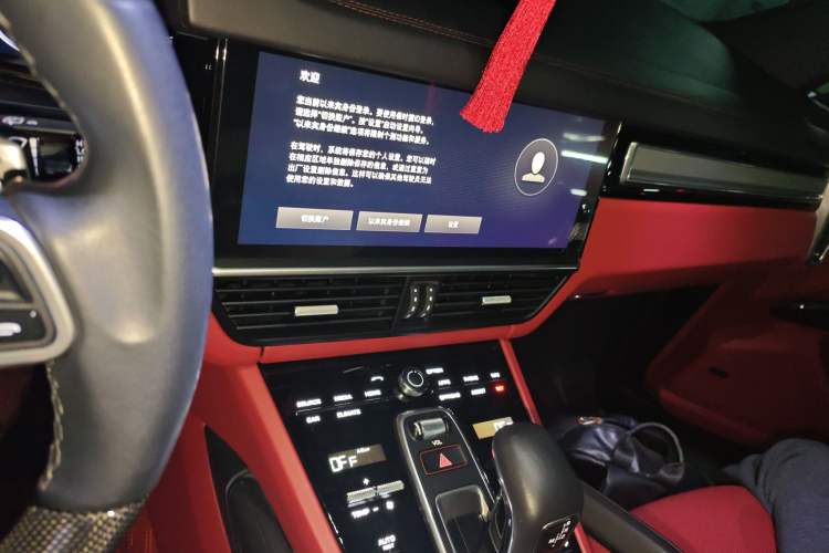 Used Porsche Cayenne 2023 Cayenne 3.0T Platinum Edition Audio And AC Panel