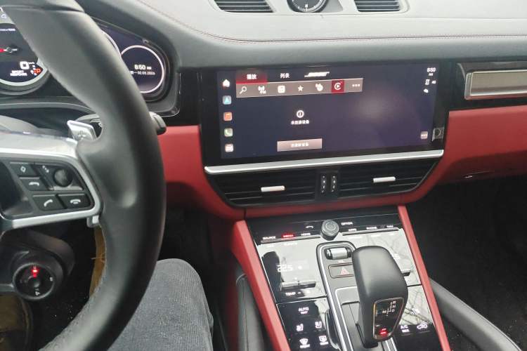 Used Porsche Cayenne 2023 Cayenne 3.0T Platinum Edition Audio And AC Panel
