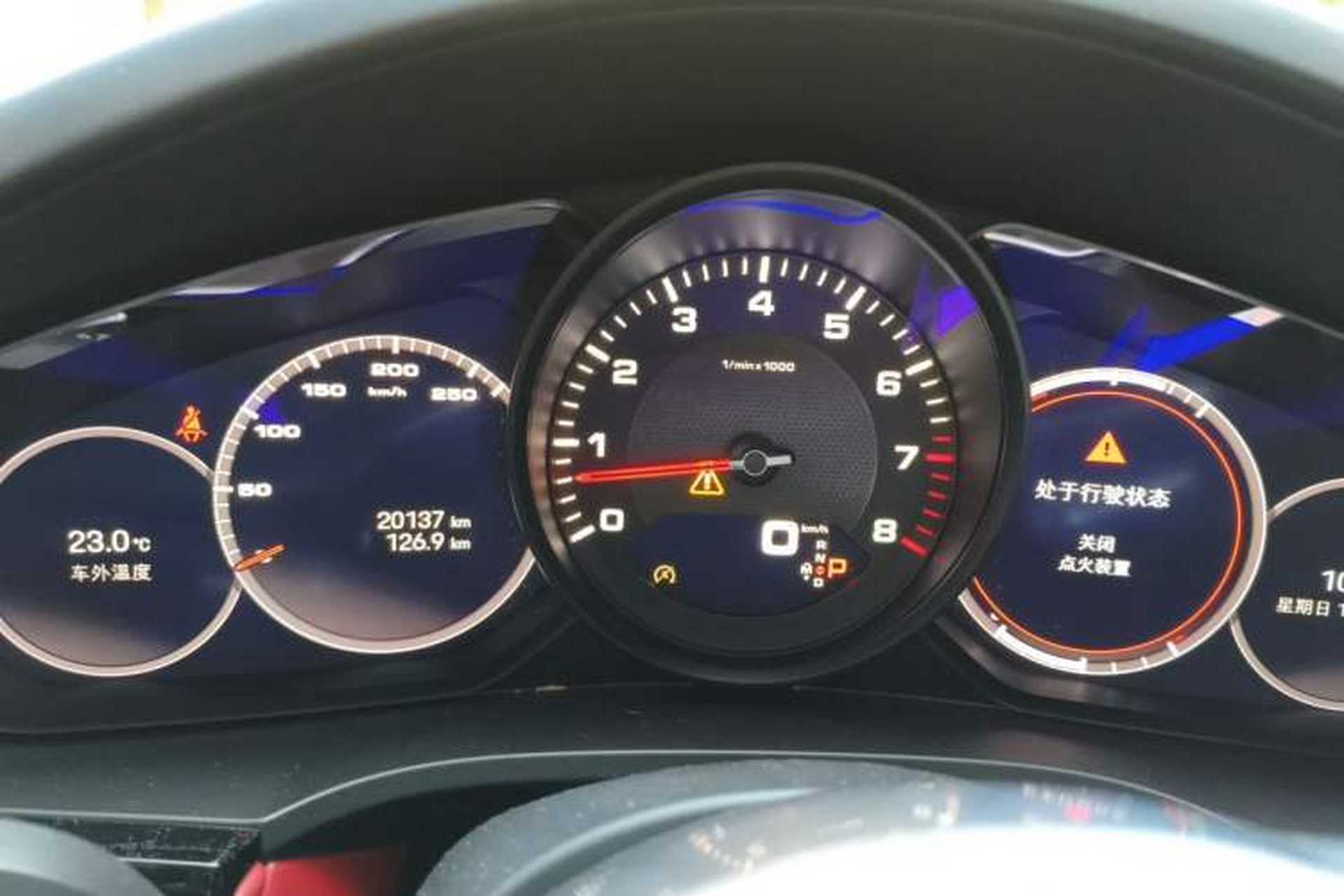 Used Porsche Cayenne 2023 Cayenne 3.0T Platinum Edition Instrument Cluster