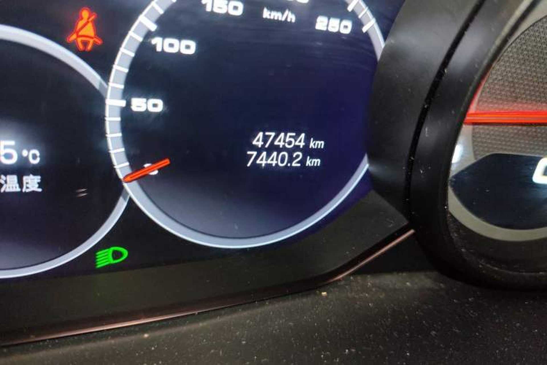 Used Porsche Cayenne 2023 Cayenne 3.0T Platinum Edition Odometer Close Up