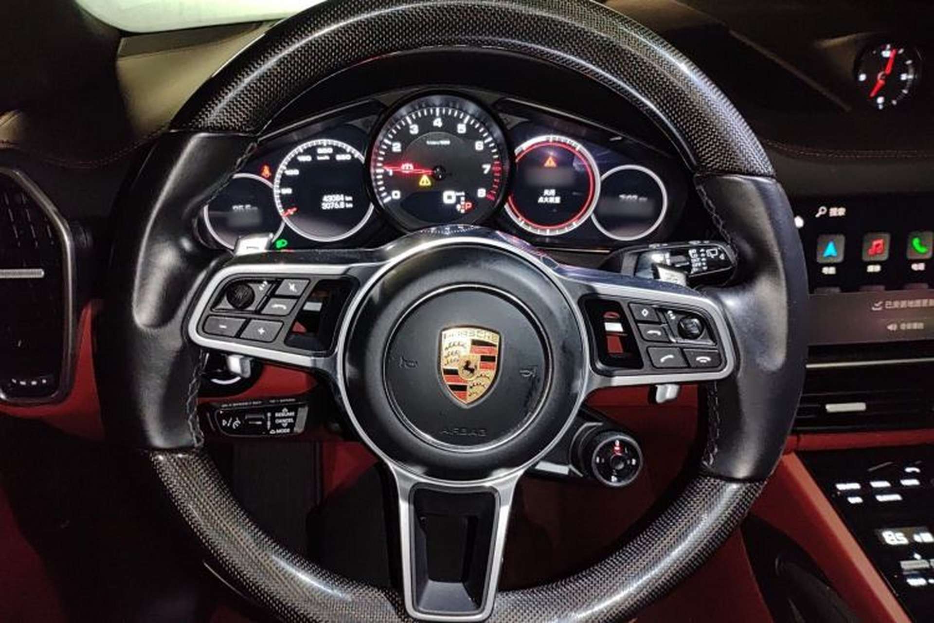 Used Porsche Cayenne 2023 Cayenne Coupé 3.0T Platinum Edition Steering Wheel