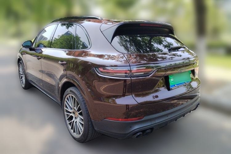 Used Porsche Cayenne 2023 Cayenne 3.0T Platinum Edition Rear Left 45 Deg