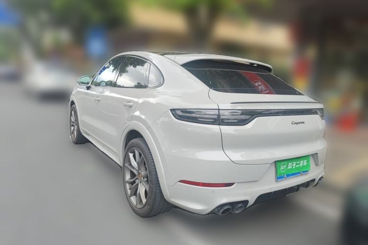 Used Porsche Cayenne 2023 Cayenne Coupé 3.0T Platinum Edition Rear Left 45 Deg