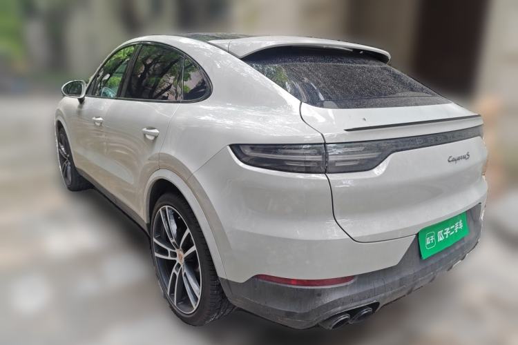 Used Porsche Cayenne 2023 Cayenne Coupé 3.0T Platinum Edition Rear Left 45 Deg