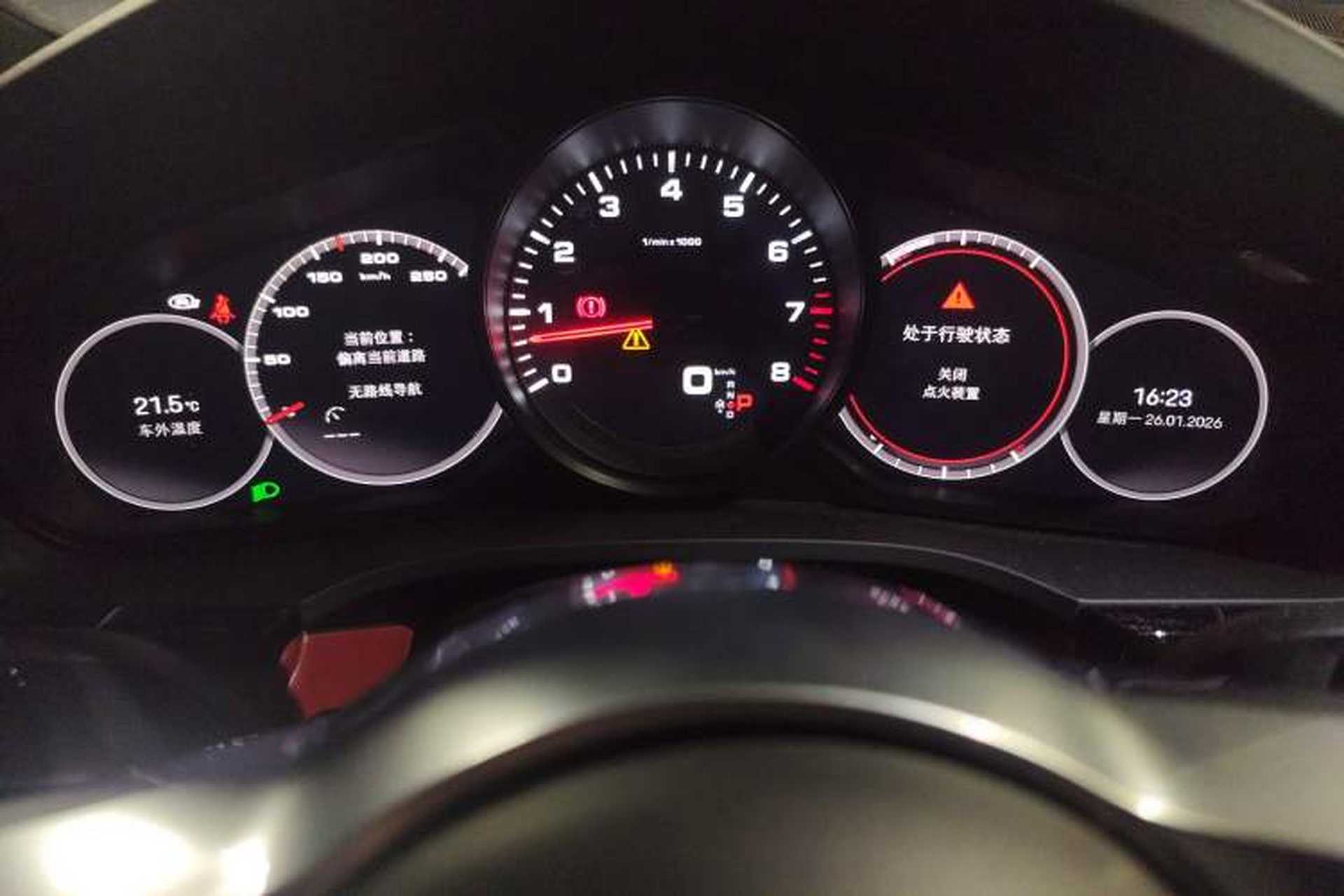 Used Porsche Cayenne 2023 Cayenne 3.0T Platinum Edition Instrument Cluster