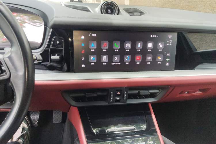 Used Porsche Cayenne 2024 Cayenne 3.0T Audio And AC Panel
