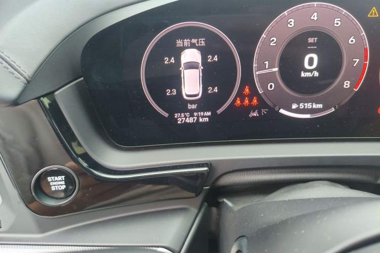 Used Porsche Cayenne 2024 Cayenne 3.0T Odometer Close Up
