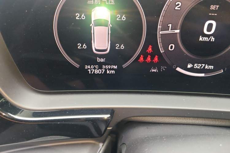 Used Porsche Cayenne 2024 Cayenne 3.0T Odometer Close Up