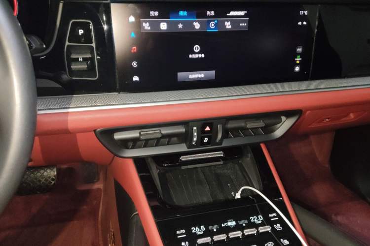 Used Porsche Cayenne 2024 Cayenne 3.0T Audio And AC Panel