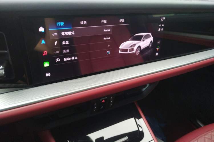 Used Porsche Cayenne 2024 Cayenne 3.0T Audio And AC Panel