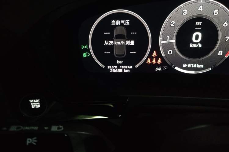 Used Porsche Cayenne 2024 Cayenne 3.0T Odometer Close Up