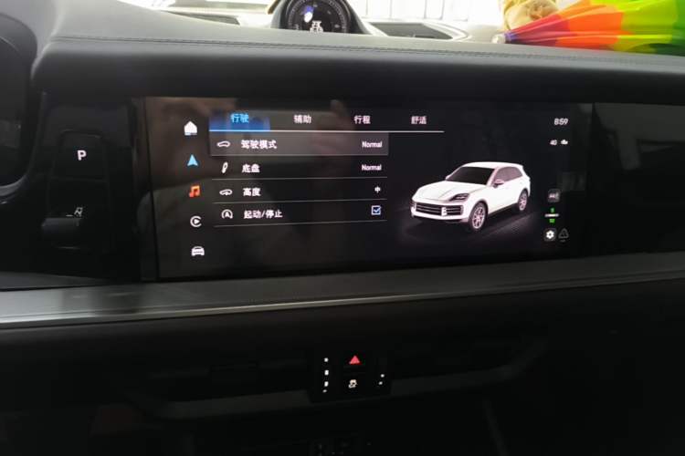 Used Porsche Cayenne 2024 Cayenne 3.0T Audio And AC Panel