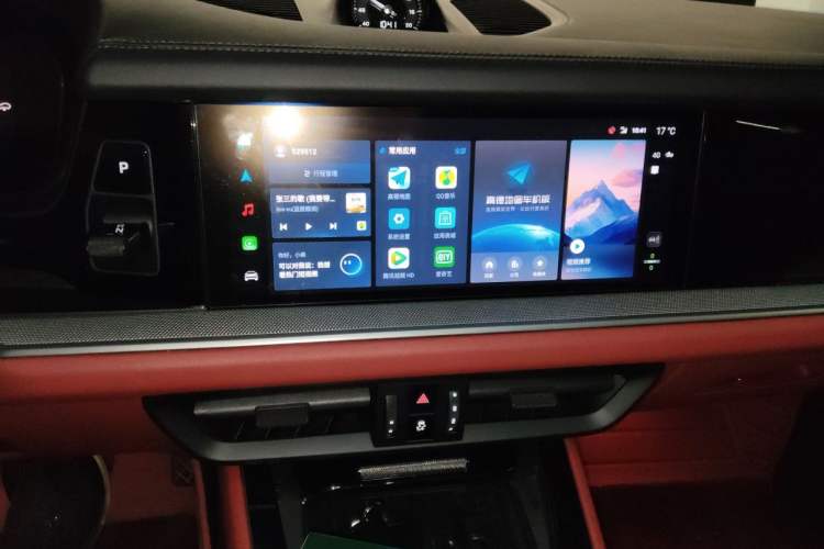 Used Porsche Cayenne 2024 Cayenne 3.0T Audio And AC Panel