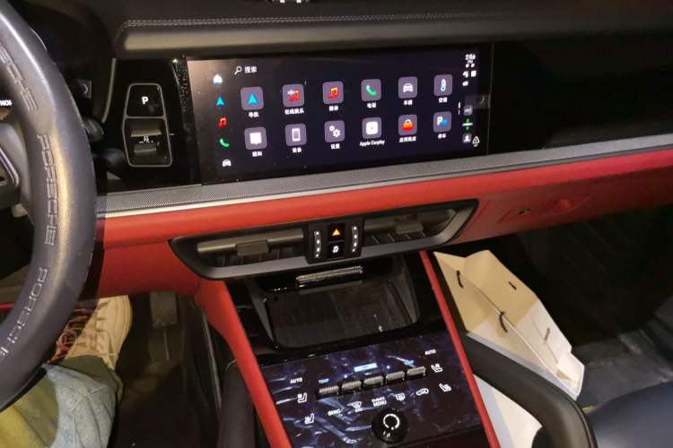 Used Porsche Cayenne 2025 Cayenne 3.0T Dream-Chasing Edition Audio And AC Panel