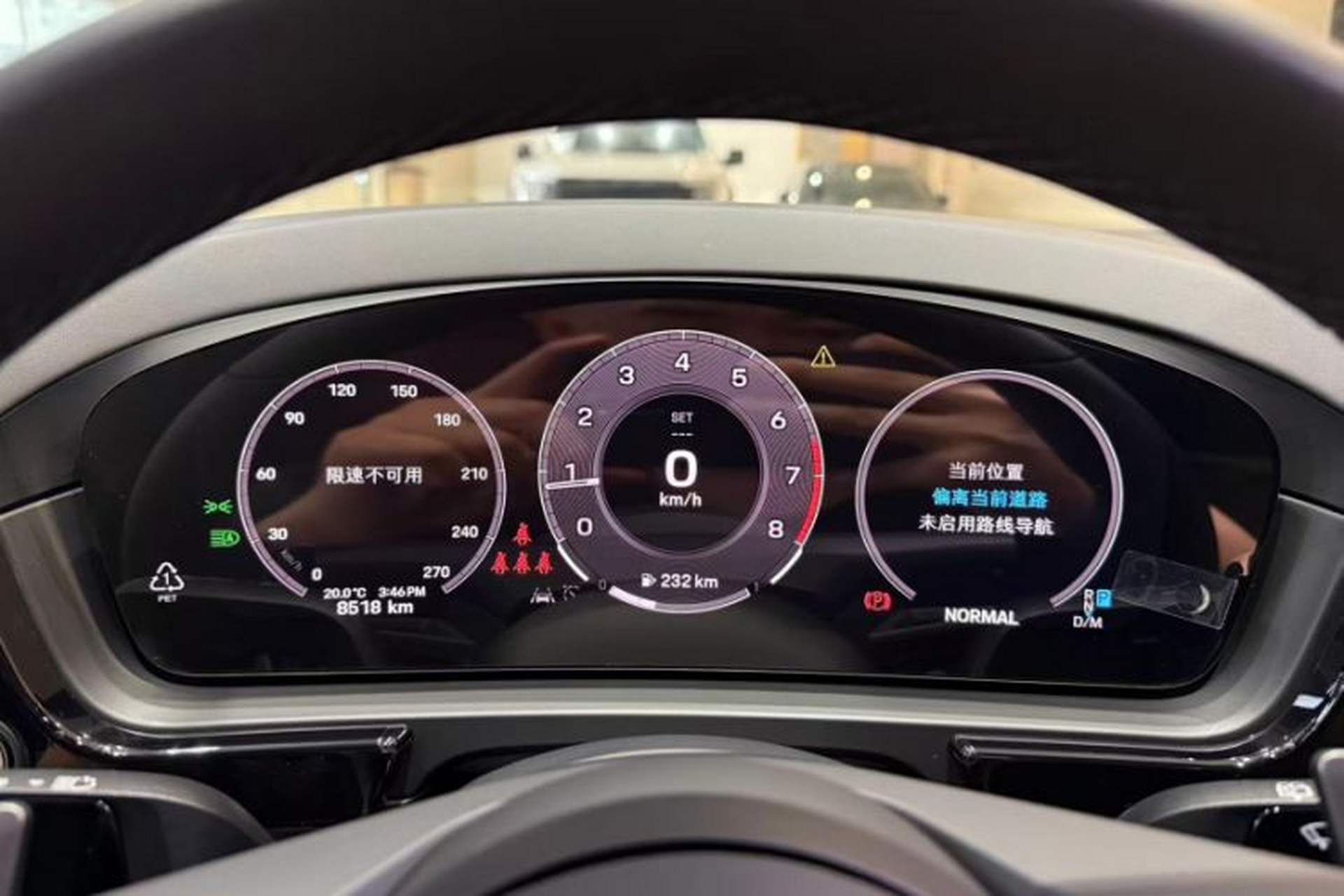 Used Porsche Cayenne 2025 Cayenne 3.0T Odometer Close Up