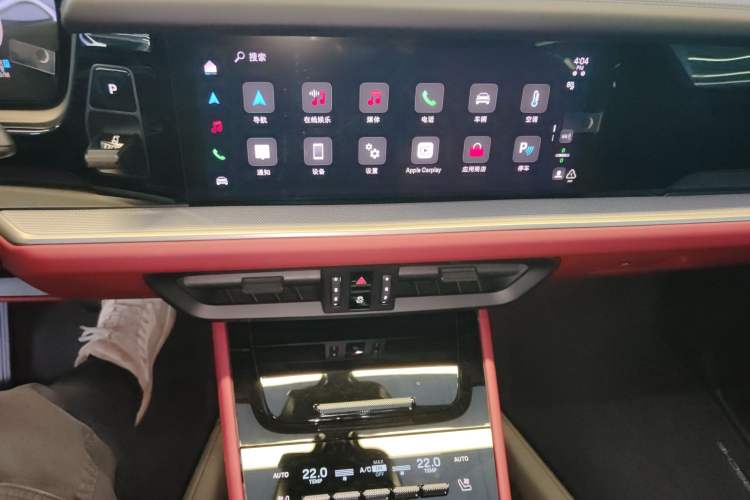 Used Porsche Cayenne 2025 Cayenne 3.0T Audio And AC Panel