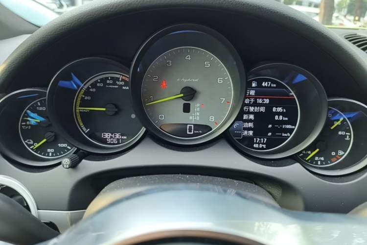 Used Porsche Cayenne E-Hybrid 2016 Cayenne S E-Hybrid 3.0T Instrument Cluster