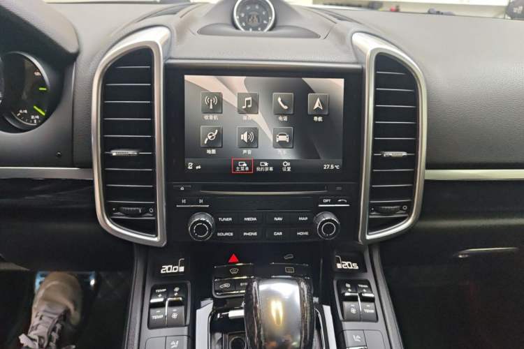 Used Porsche Cayenne E-Hybrid 2016 Cayenne S E-Hybrid 3.0T Audio And AC Panel