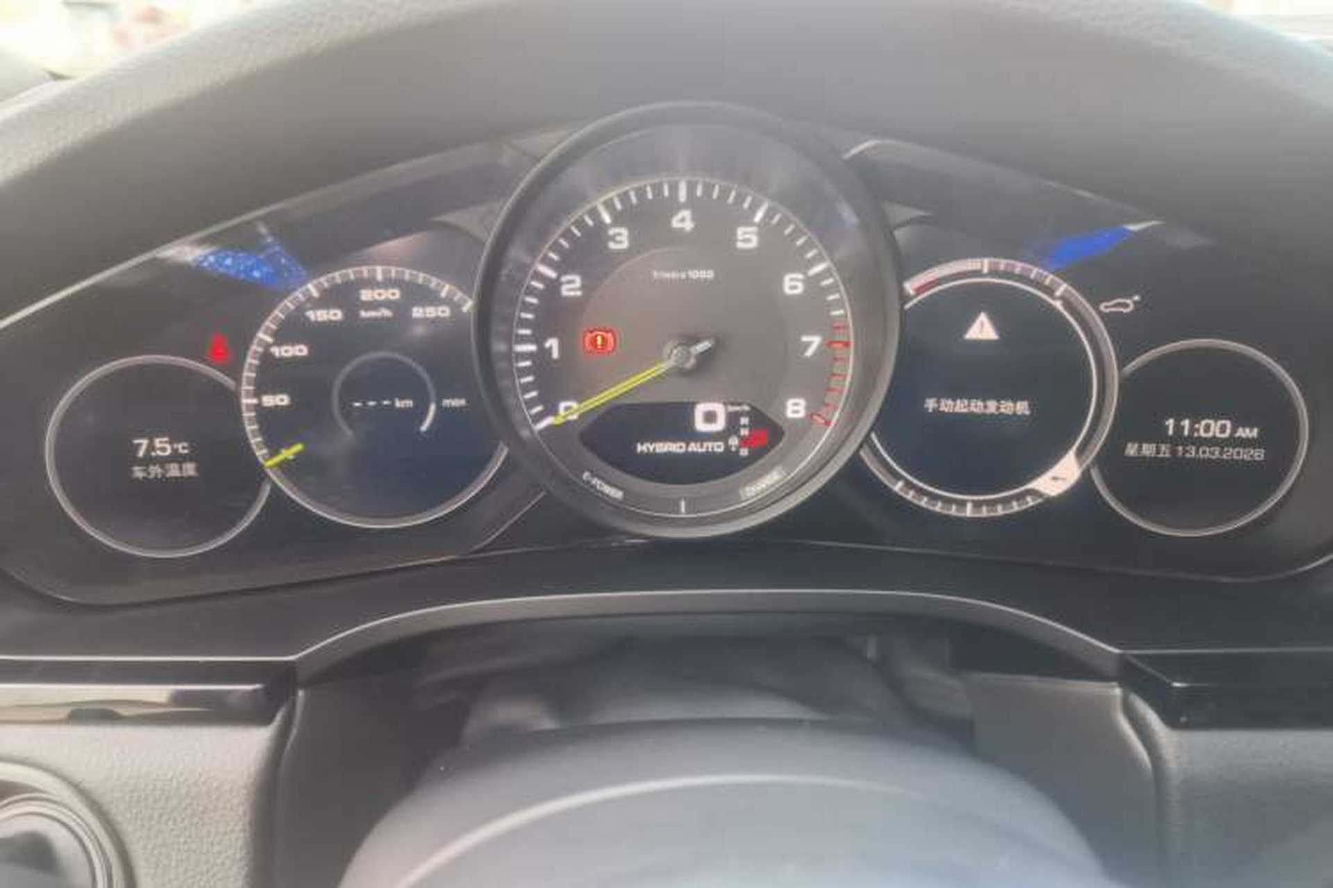 Used Porsche Cayenne E-Hybrid 2019 Cayenne E-Hybrid 2.0T Instrument Cluster