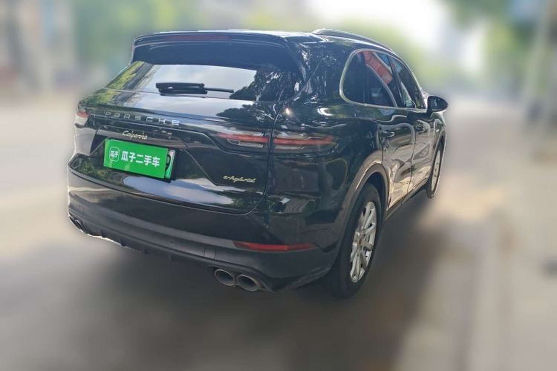 Used Porsche Cayenne E-Hybrid 2019 Cayenne E-Hybrid 2.0T Rear Right 45 Deg