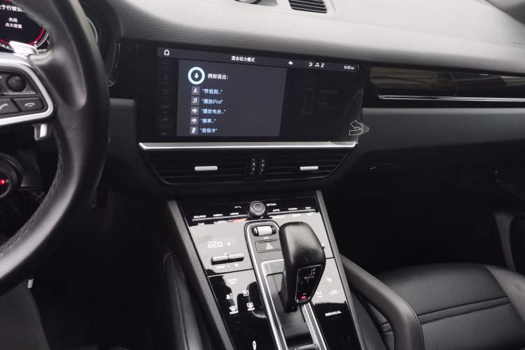 Used Porsche Cayenne E-Hybrid 2019 Cayenne E-Hybrid 2.0T Audio And AC Panel