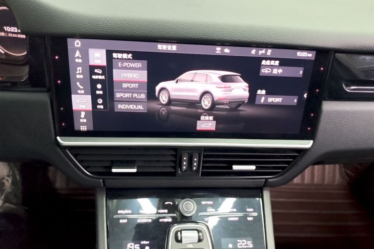 Used Porsche Cayenne E-Hybrid 2019 Cayenne E-Hybrid 2.0T Audio And AC Panel