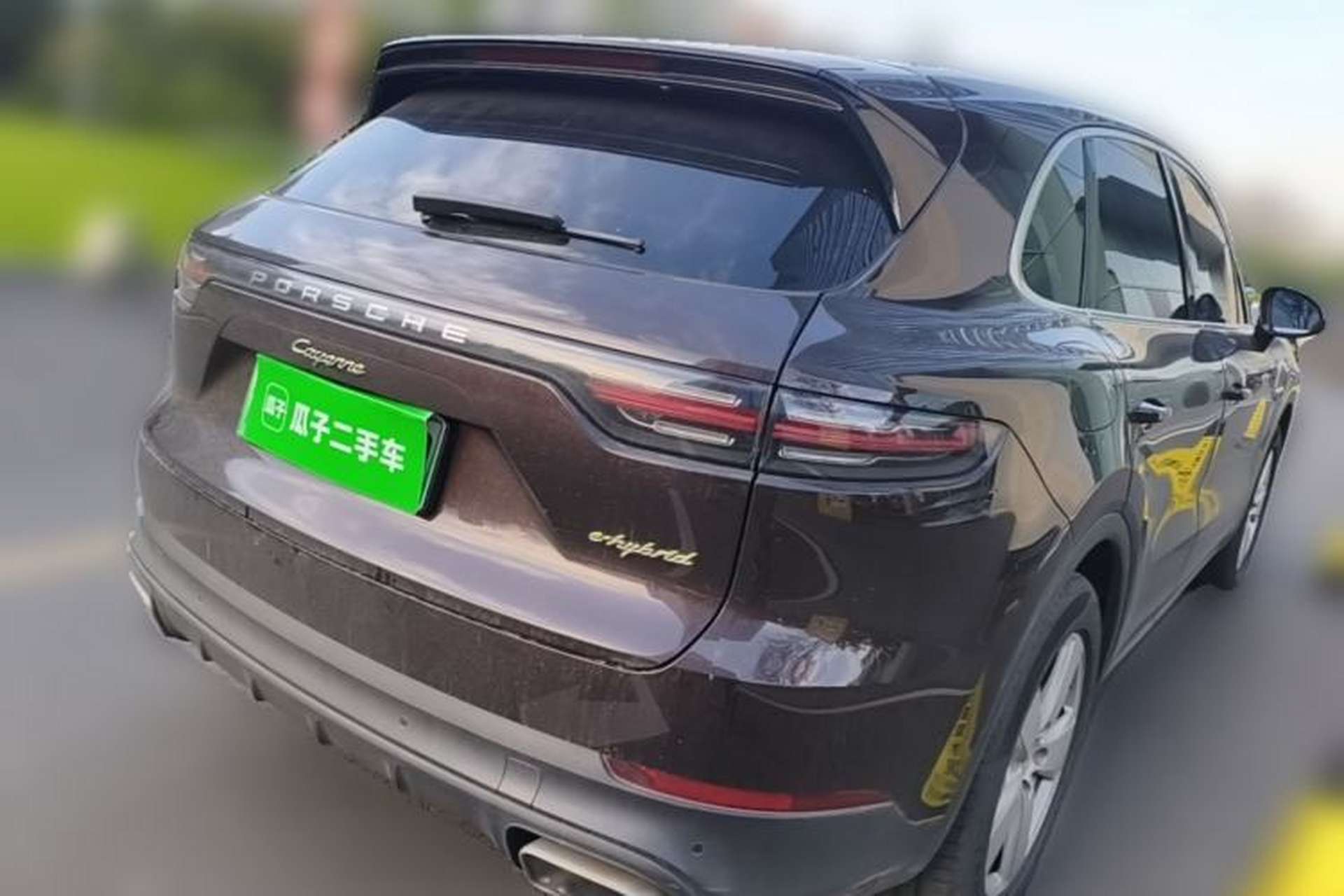Used Porsche Cayenne E-Hybrid 2019 Cayenne E-Hybrid 2.0T Rear Right 45 Deg