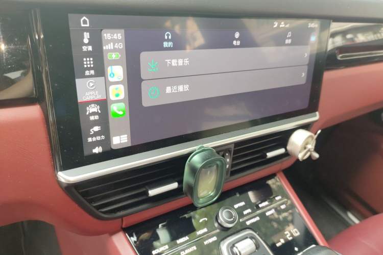 Used Porsche Cayenne E-Hybrid 2019 Cayenne E-Hybrid 2.0T Audio And AC Panel