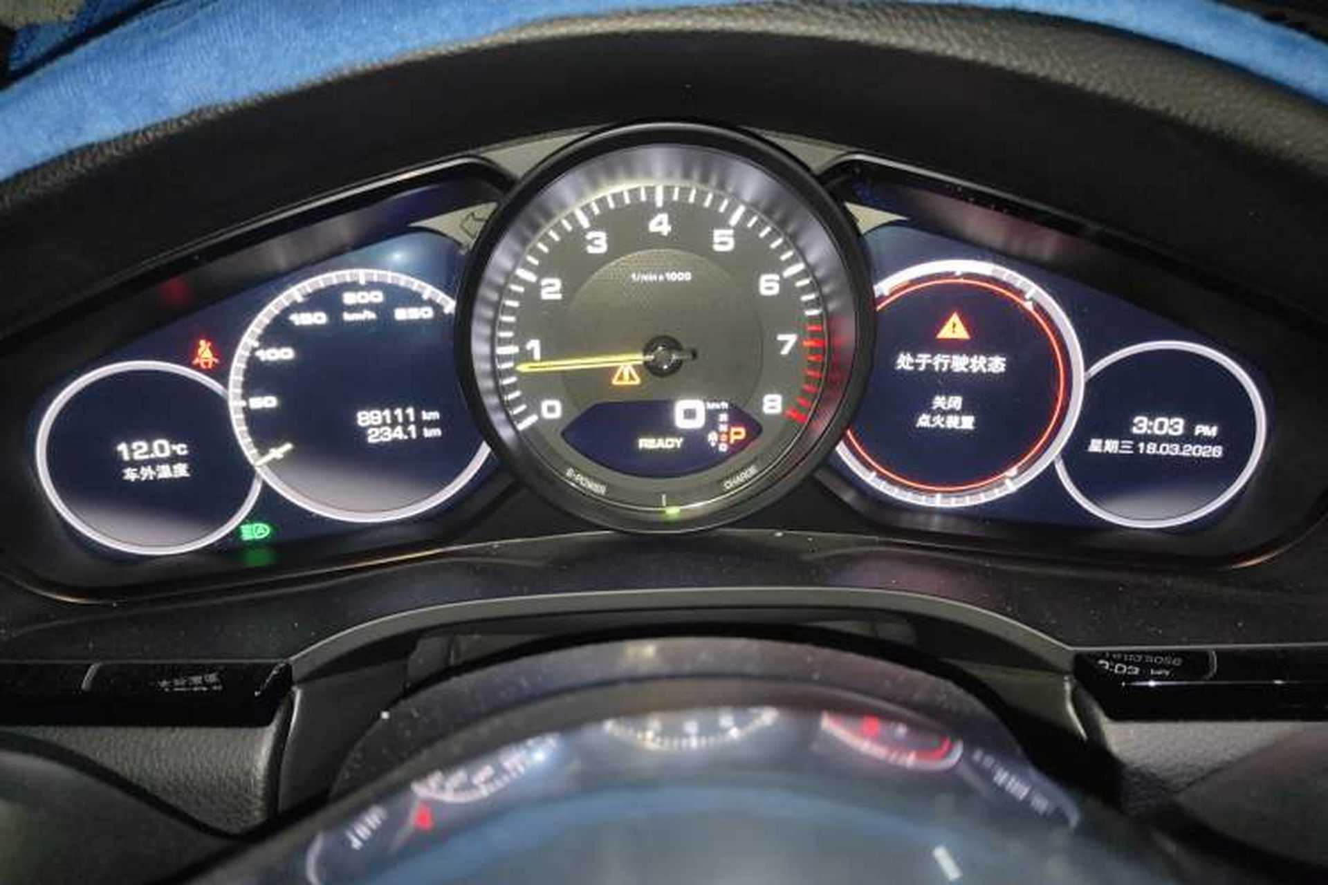 Used Porsche Cayenne E-Hybrid 2019 Cayenne E-Hybrid 2.0T Instrument Cluster