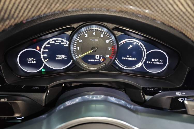 Used Porsche Cayenne E-Hybrid 2020 Cayenne E-Hybrid 2.0T Instrument Cluster