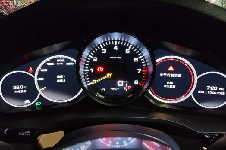 Used Porsche Cayenne E-Hybrid 2020 Cayenne E-Hybrid 2.0T Instrument Cluster