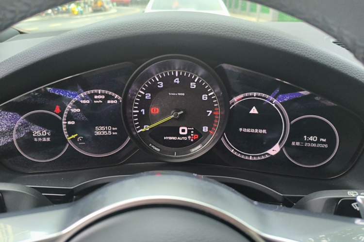 Used Porsche Cayenne E-Hybrid 2020 Cayenne E-Hybrid 2.0T Instrument Cluster
