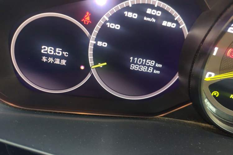 Used Porsche Cayenne E-Hybrid 2020 Cayenne E-Hybrid 2.0T Odometer Close Up