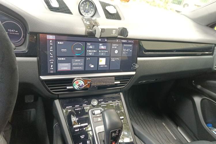 Used Porsche Cayenne E-Hybrid 2020 Cayenne E-Hybrid Coupé 2.0T Audio And AC Panel