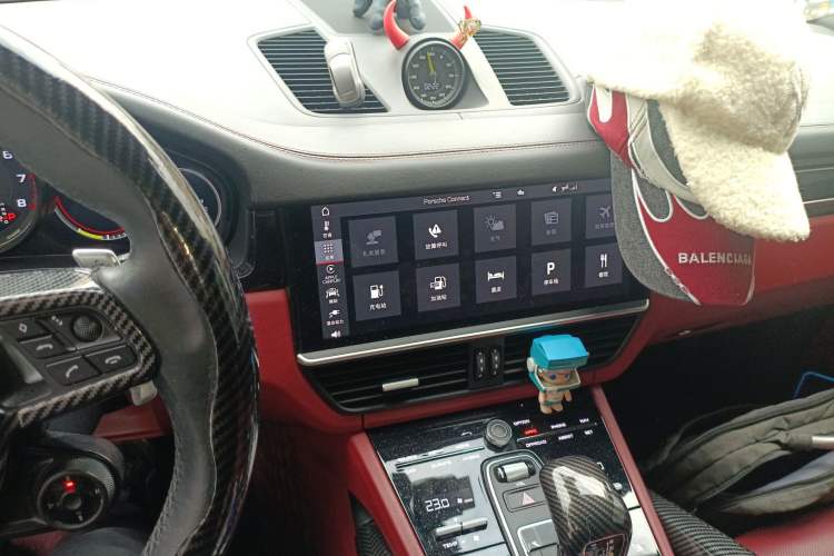 Used Porsche Cayenne E-Hybrid 2020 Cayenne E-Hybrid 2.0T Audio And AC Panel