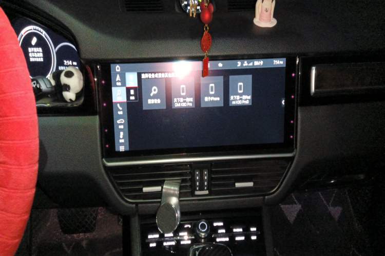 Used Porsche Cayenne E-Hybrid 2020 Cayenne E-Hybrid 2.0T Audio And AC Panel