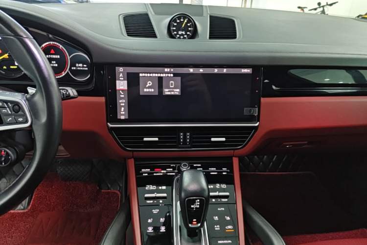 Used Porsche Cayenne E-Hybrid 2020 Cayenne E-Hybrid 2.0T Audio And AC Panel