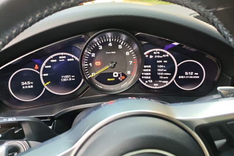 Used Porsche Cayenne E-Hybrid 2020 Cayenne E-Hybrid 2.0T Instrument Cluster