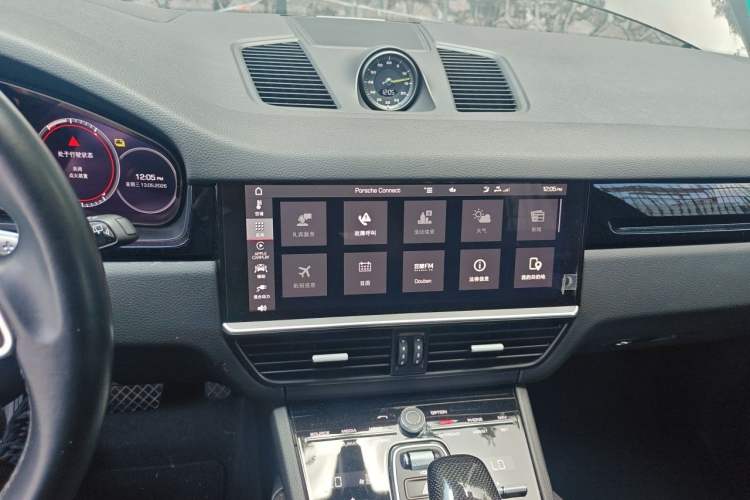 Used Porsche Cayenne E-Hybrid 2021 Cayenne E-Hybrid 2.0T Audio And AC Panel