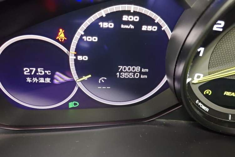Used Porsche Cayenne E-Hybrid 2021 Cayenne E-Hybrid 2.0T Odometer Close Up